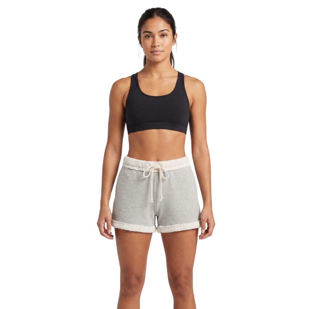 ☁️ NWT DONNI Terry Trim Sweat Shorts Heather Grey XS Loungewear Cozycore